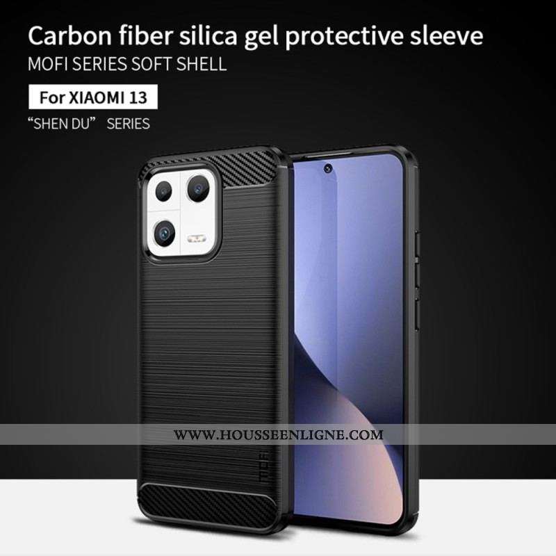 Coque Xiaomi 13 Fibre Carbone Brossée MOFI