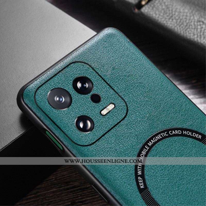 Coque Xiaomi 13 Pro Compatible MagSafe Style Cuir