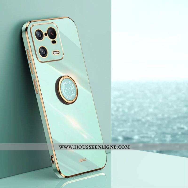 Coque Xiaomi 13 Pro Effet Métal Anneau-Support XINLI