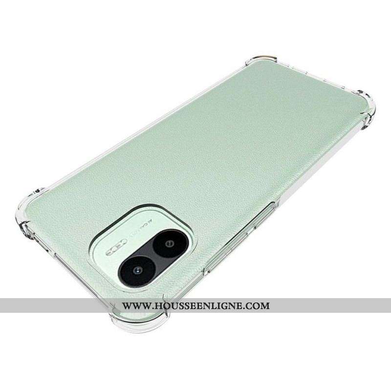 Coque Xiaomi Redmi A1 Transparente Coins Renforcés