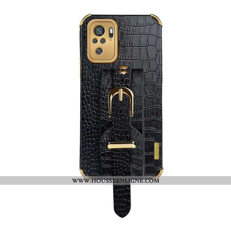 Coque Xiaomi Redmi Note 10/10S/Poco M5s Croco Bracelet