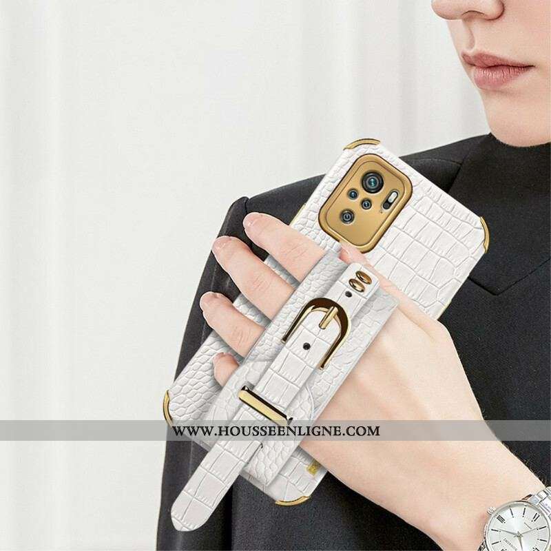 Coque Xiaomi Redmi Note 10/10S/Poco M5s Croco Bracelet