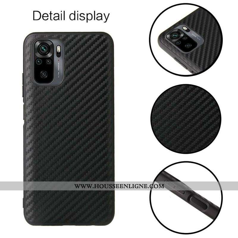 Coque Xiaomi Redmi Note 10/10S/Poco M5s Effet Peau de Crocodile