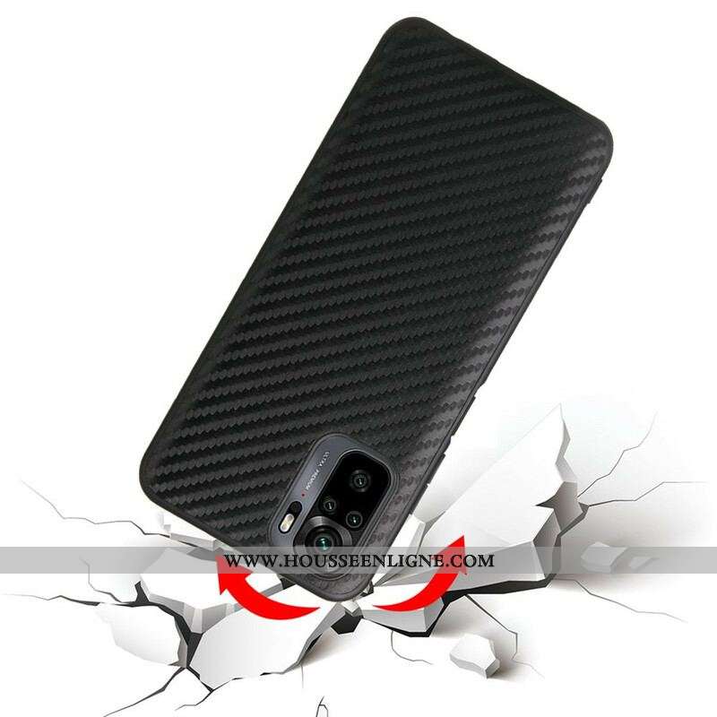 Coque Xiaomi Redmi Note 10/10S/Poco M5s Effet Peau de Crocodile