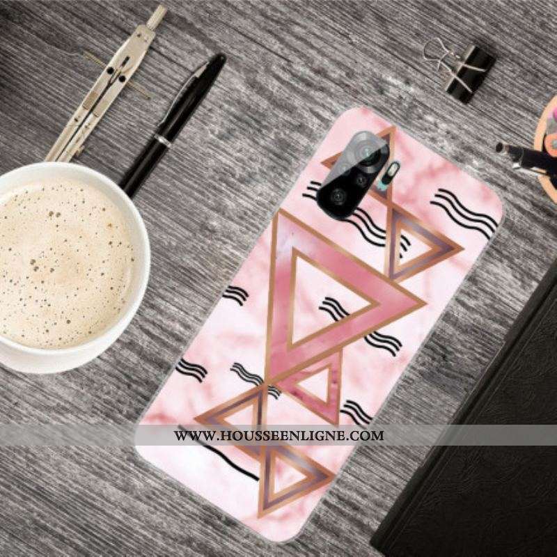 Coque Xiaomi Redmi Note 10/10S/Poco M5s Marbre Fantaisie