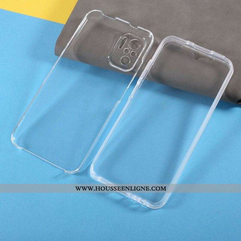 Coque Xiaomi Redmi Note 10/10S/Poco M5s Transparente Avant Arrière