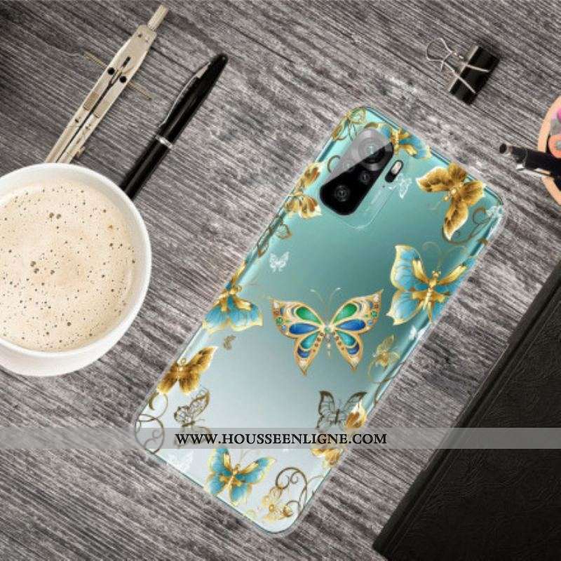 Coque Xiaomi Redmi Note 10/10S/Poco M5s Vol de Papillons