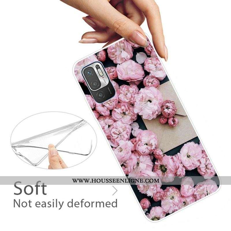 Coque Xiaomi Redmi Note 10 5G / Poco M3 Pro 5G Fleurs Intenses