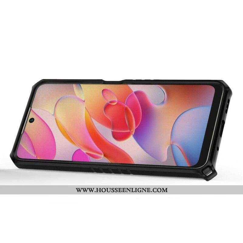 Coque Xiaomi Redmi Note 10 5G / Poco M3 Pro 5G Nid d'Abeille avec Anneau