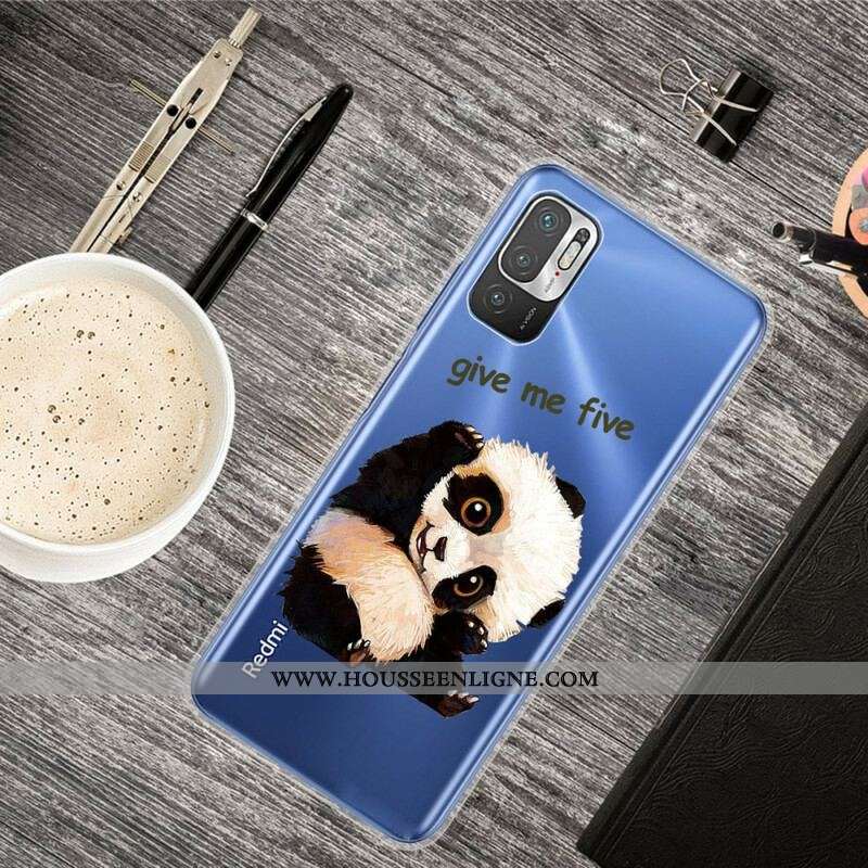 Coque Xiaomi Redmi Note 10 5G / Poco M3 Pro 5G Panda Give Me Five