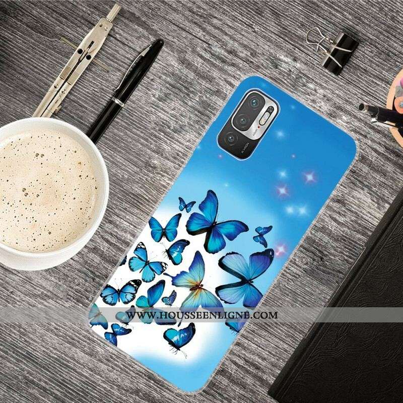 Coque Xiaomi Redmi Note 10 5G / Poco M3 Pro 5G Papillons Papillons