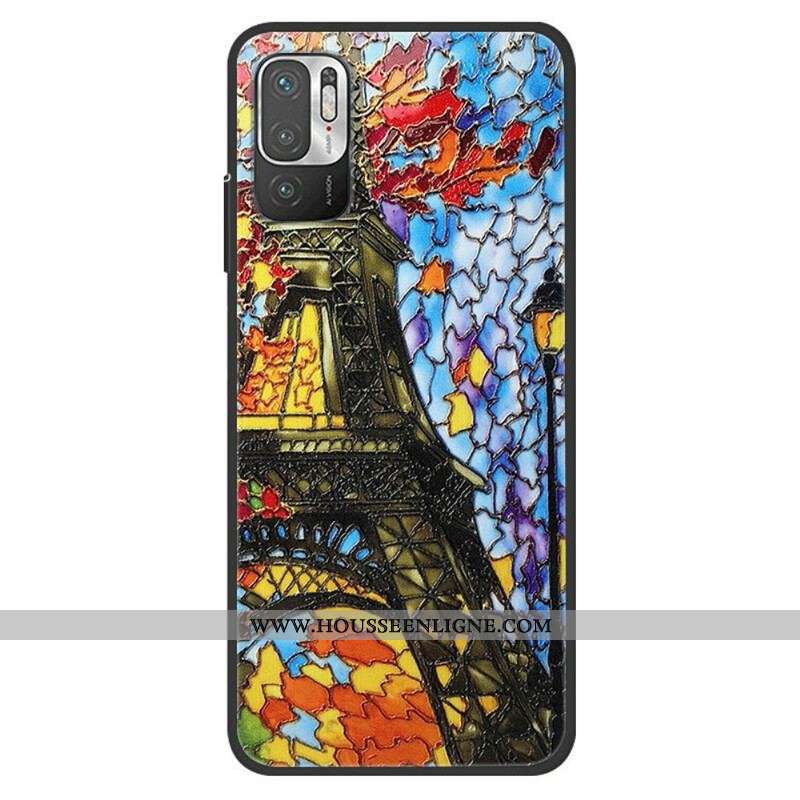 Coque Xiaomi Redmi Note 10 5G / Poco M3 Pro 5G Tour Eiffel Design