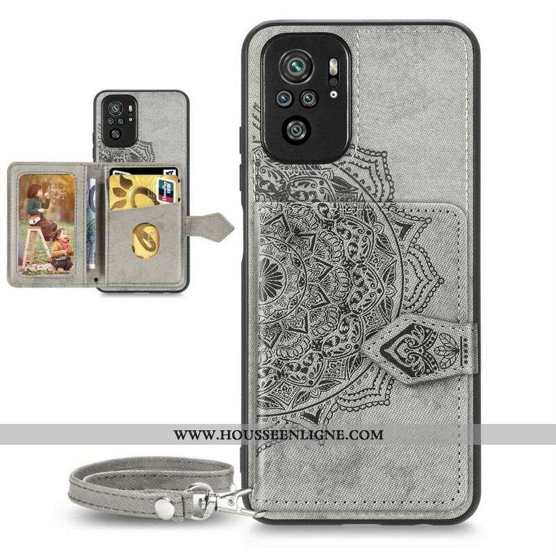 Coque Xiaomi Redmi Note 10 / Note 10s Multi-Fonctionnelle Mandala