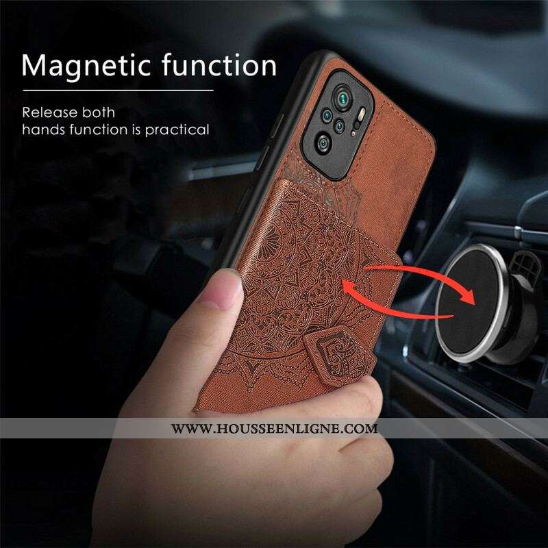 Coque Xiaomi Redmi Note 10 / Note 10s Multi-Fonctionnelle Mandala