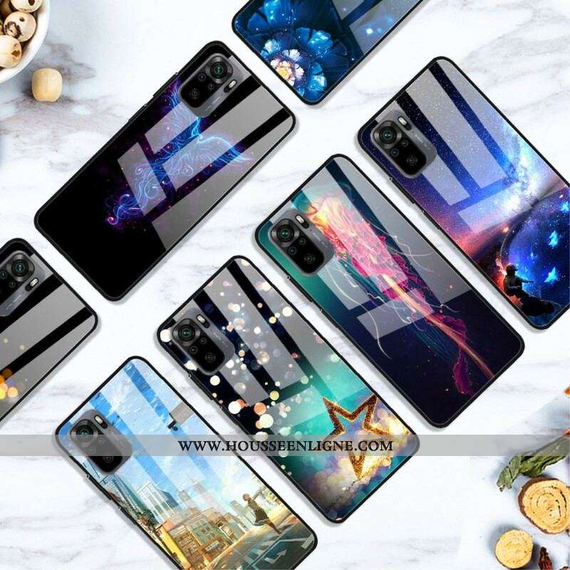 Coque Xiaomi Redmi Note 10 / Note 10s Verre Trempé Bouteille de Souhaits