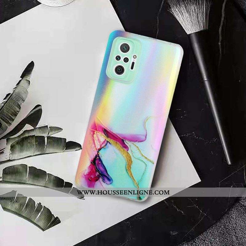 Coque Xiaomi Redmi Note 10 Pro Marbre Effet Laser