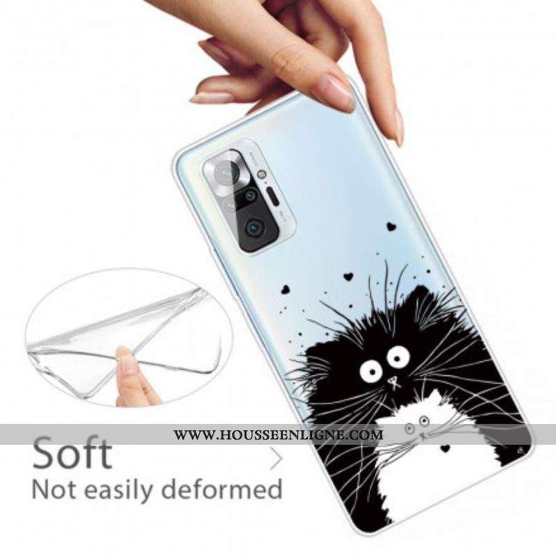 Coque Xiaomi Redmi Note 10 Pro Regarde les Chats