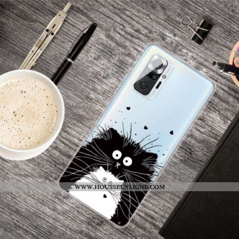 Coque Xiaomi Redmi Note 10 Pro Regarde les Chats