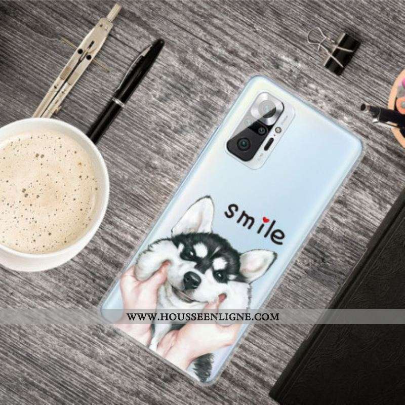 Coque Xiaomi Redmi Note 10 Pro Smile Dog