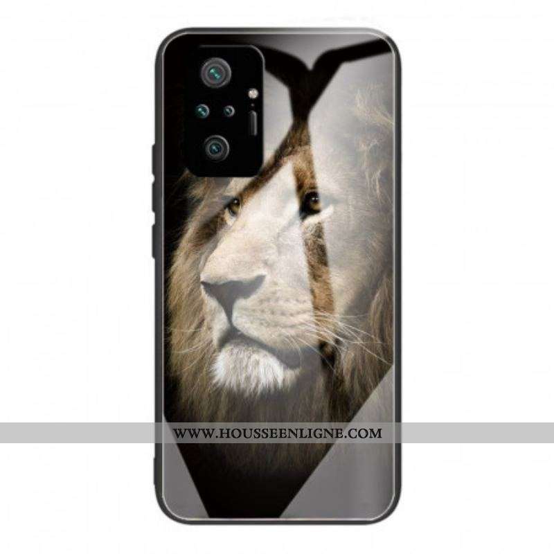 Coque Xiaomi Redmi Note 10 Pro Verre Trempé Tête de Lion