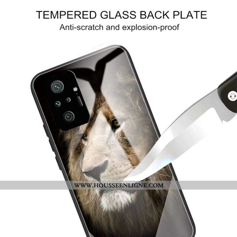 Coque Xiaomi Redmi Note 10 Pro Verre Trempé Tête de Lion