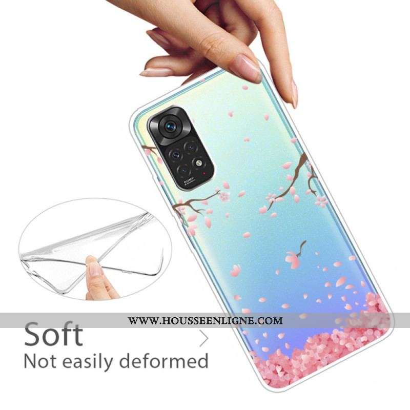 Coque Xiaomi Redmi Note 11 / 11s Branches à Fleurs