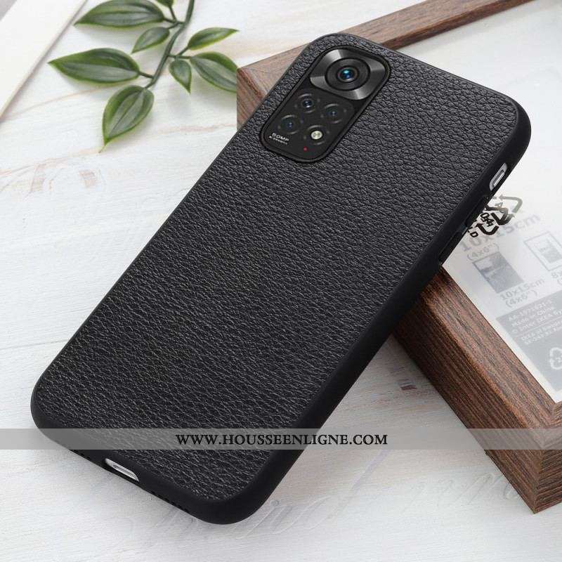 Coque Xiaomi Redmi Note 11 / 11s Cuir Litchi Véritable