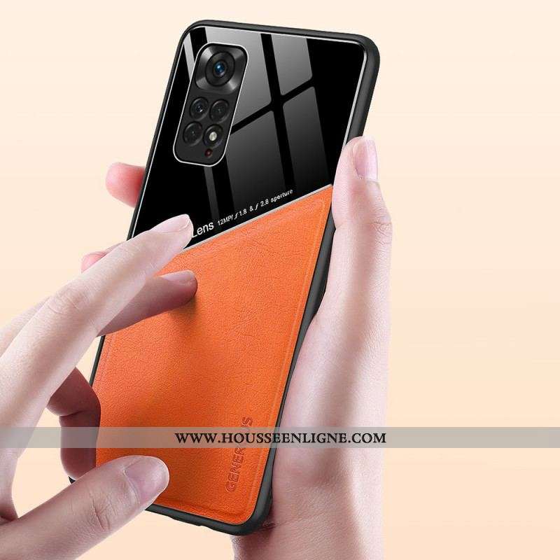 Coque Xiaomi Redmi Note 11 / 11s Effet Cuir Magnétique