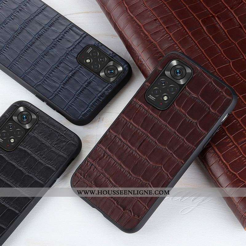 Coque Xiaomi Redmi Note 11 / 11s Effet Peau de Crocodile