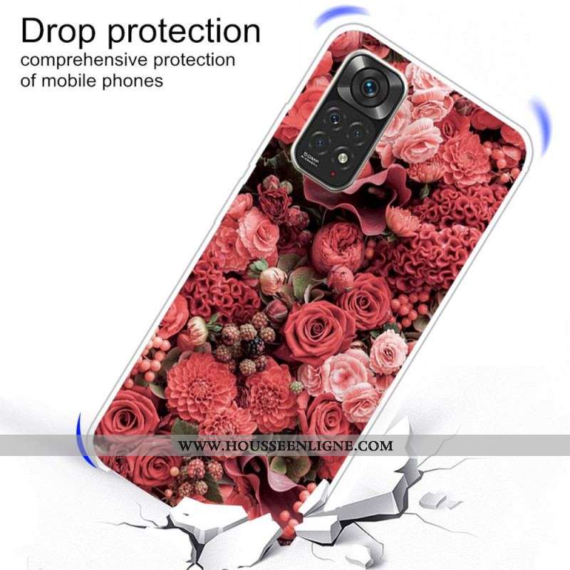 Coque Xiaomi Redmi Note 11 / 11s Fleurs Intenses