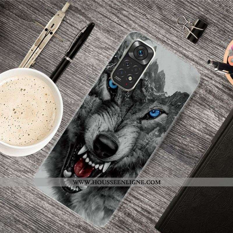 Coque Xiaomi Redmi Note 11 / 11s Loup Féroce