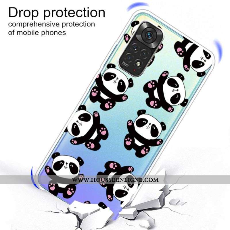 Coque Xiaomi Redmi Note 11 / 11s Pandas Fun