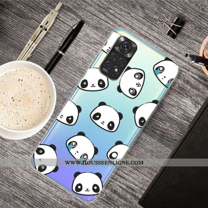 Coque Xiaomi Redmi Note 11 / 11s Pandas Sentimentaux