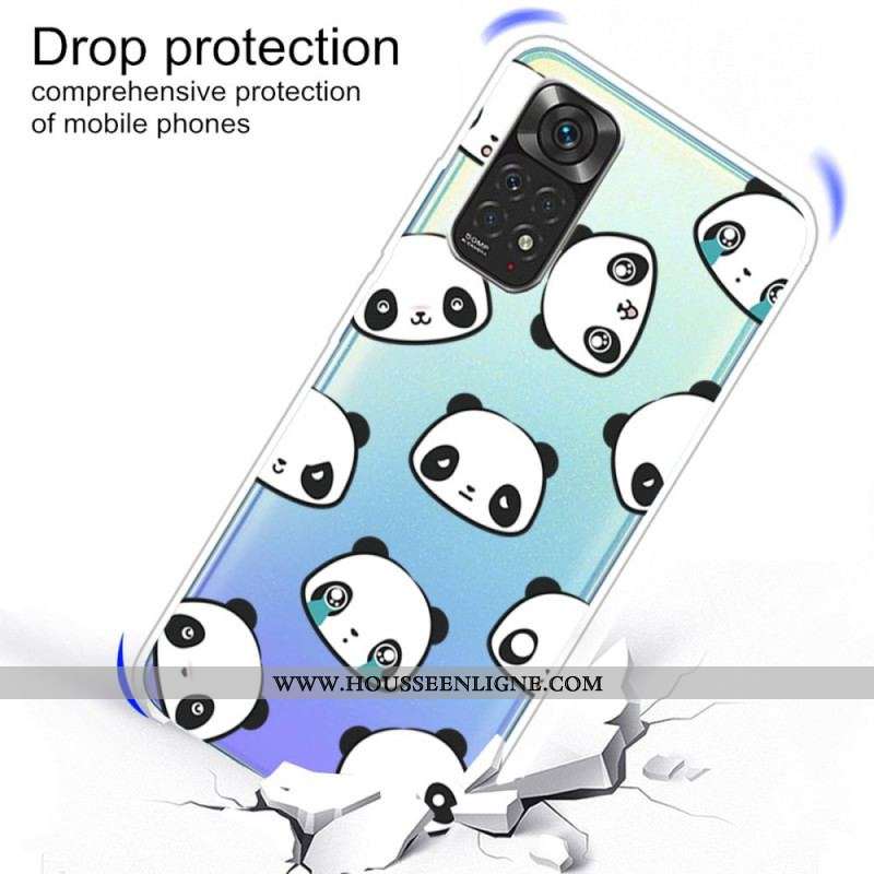 Coque Xiaomi Redmi Note 11 / 11s Pandas Sentimentaux