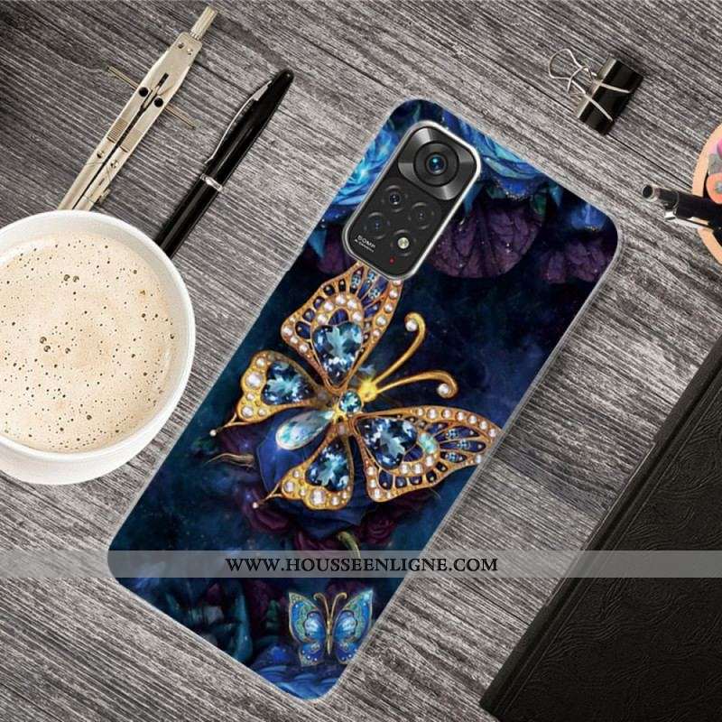 Coque Xiaomi Redmi Note 11 / 11s Papillon D'Or