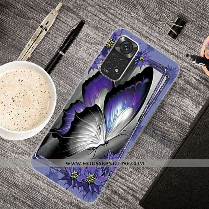 Coque Xiaomi Redmi Note 11 / 11s Papillon Royal