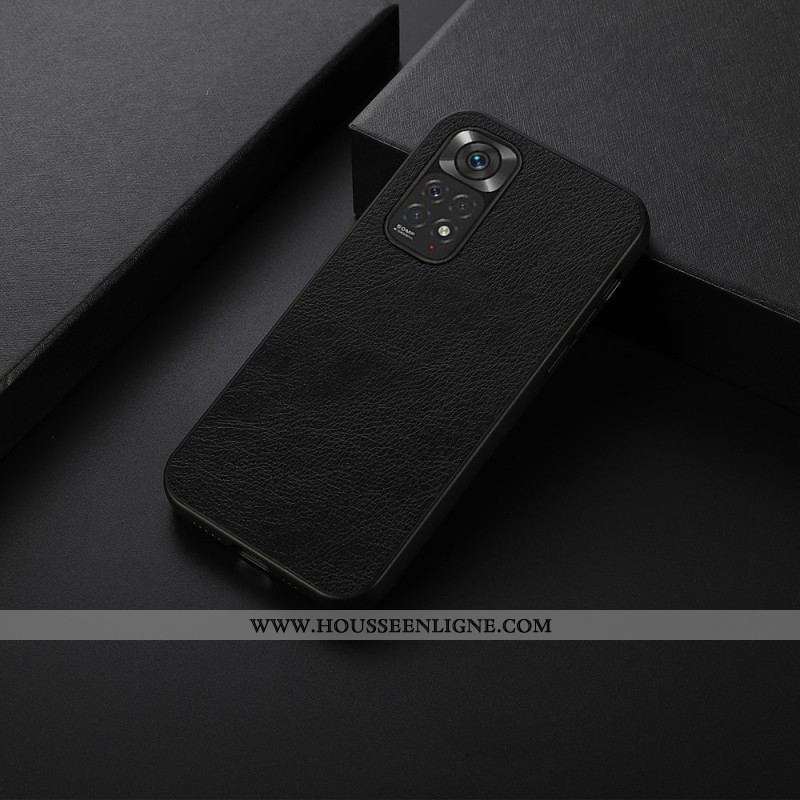 Coque Xiaomi Redmi Note 11 / 11s Simili Cuir Litchi