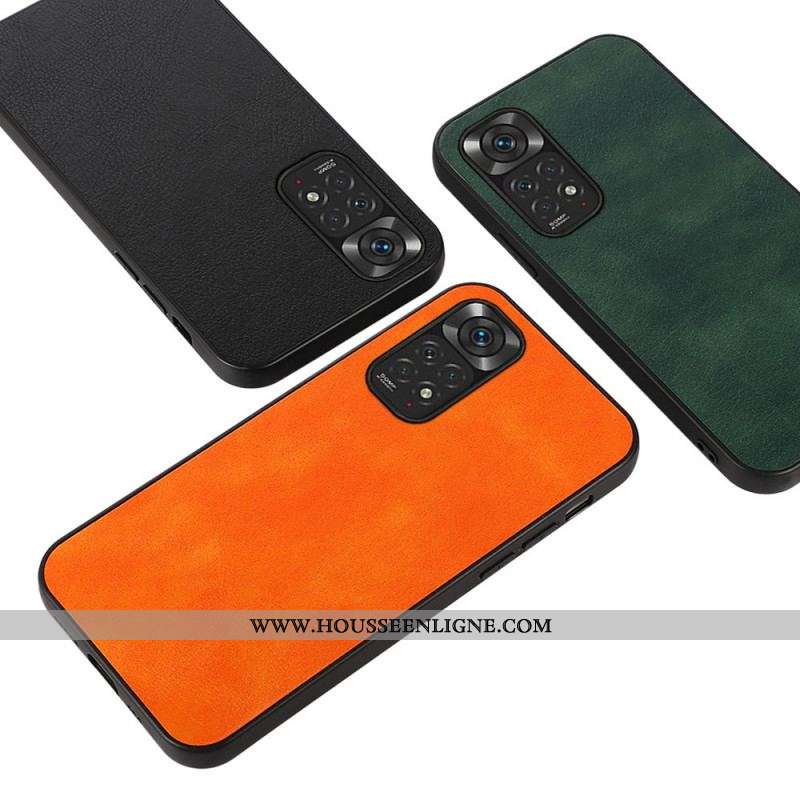 Coque Xiaomi Redmi Note 11 / 11s Simili Cuir Litchi