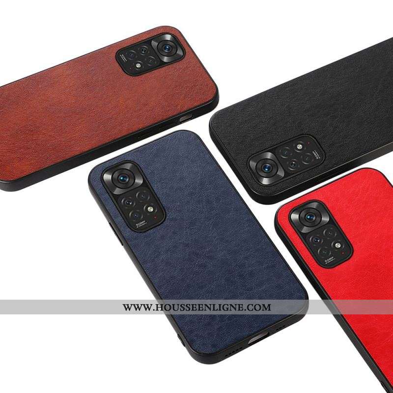 Coque Xiaomi Redmi Note 11 / 11s Simili Cuir Texturé