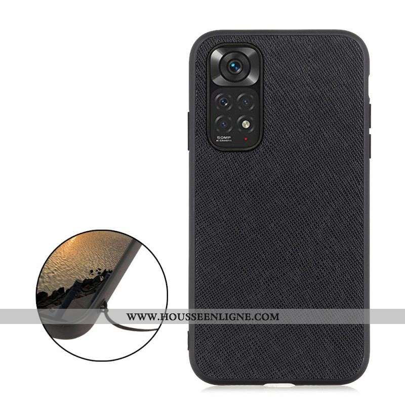 Coque Xiaomi Redmi Note 11 / 11s Véritable Cuir Texturé