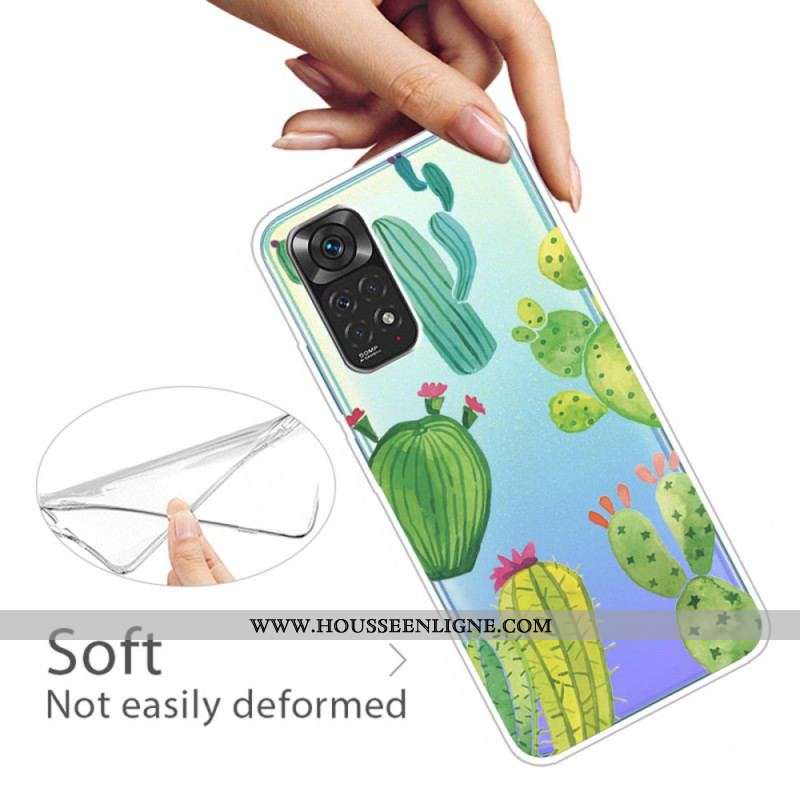 Coque Xiaomi Redmi Note 11 Pro /  Note 11 Pro 5G Cactus Aquarelle