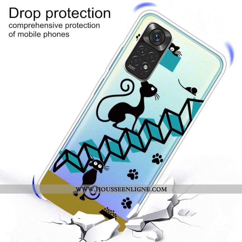 Coque Xiaomi Redmi Note 11 Pro /  Note 11 Pro 5G Drôles de Chats