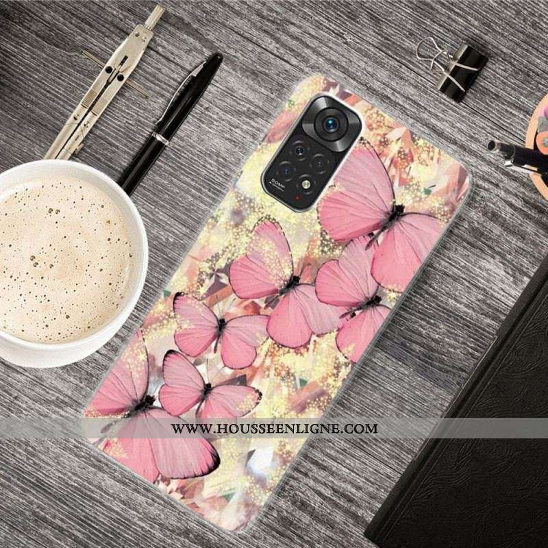 Coque Xiaomi Redmi Note 11 Pro /  Note 11 Pro 5G Papillons Royaux