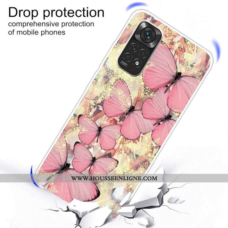 Coque Xiaomi Redmi Note 11 Pro /  Note 11 Pro 5G Papillons Royaux