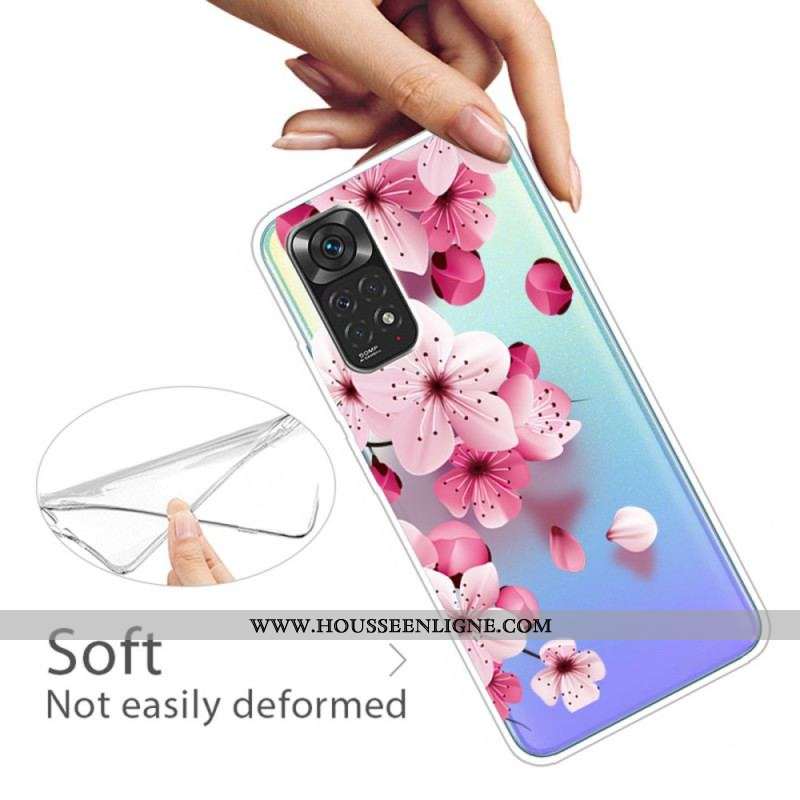 Coque Xiaomi Redmi Note 11 Pro /  Note 11 Pro 5G Petites Fleurs Roses