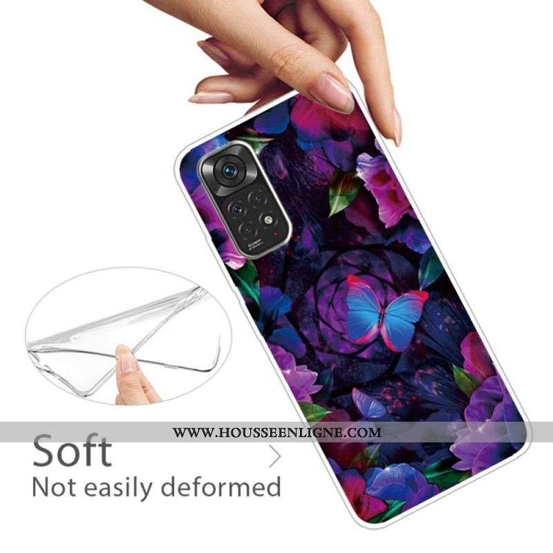 Coque Xiaomi Redmi Note 11 Pro /  Note 11 Pro 5G Variation Papillons