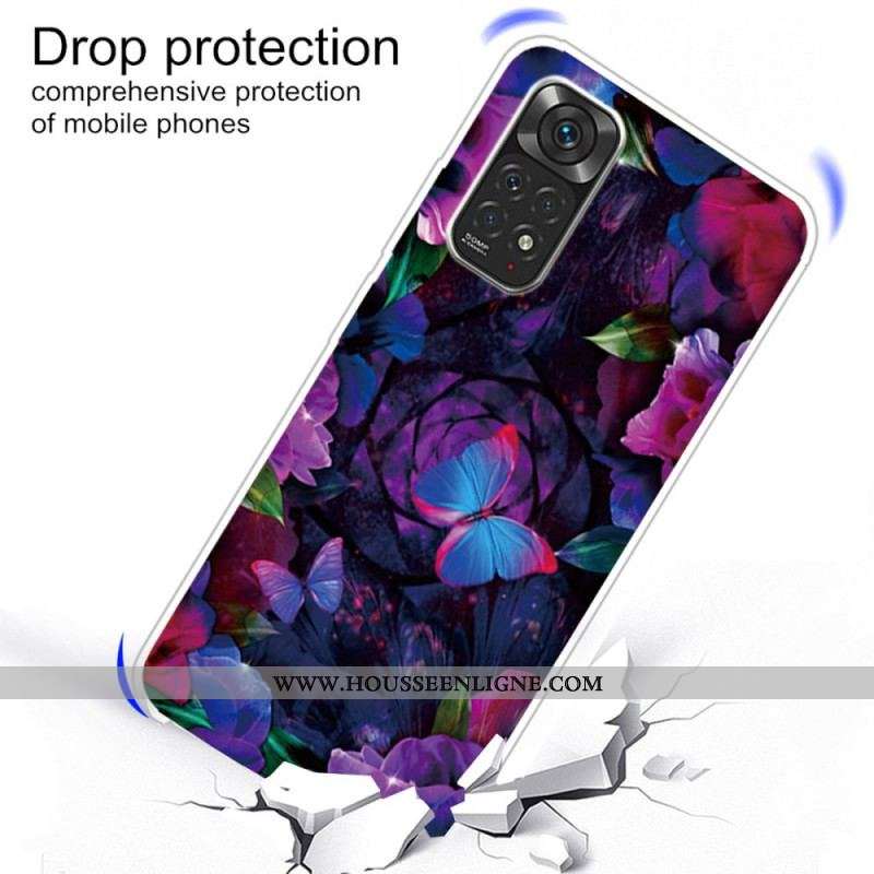 Coque Xiaomi Redmi Note 11 Pro /  Note 11 Pro 5G Variation Papillons