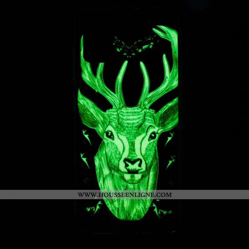 Coque Xiaomi Redmi Note 11 Pro Plus 5G Cerf Majestueux Fluorescente