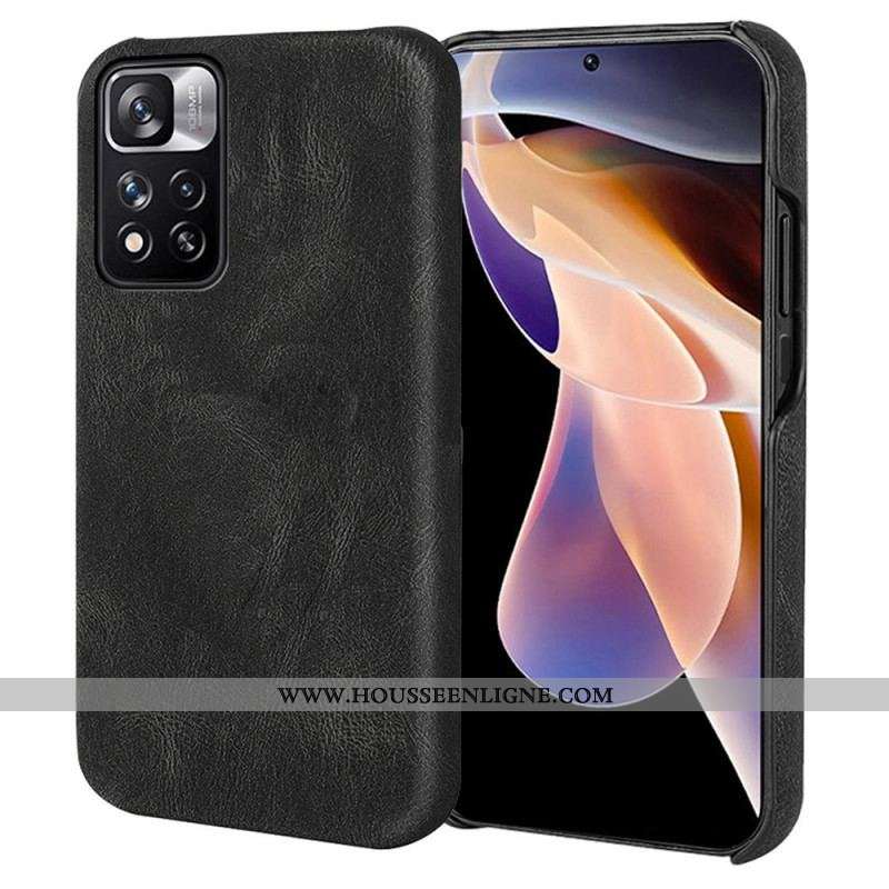 Coque Xiaomi Redmi Note 11 Pro Plus 5G Effet Cuir Design