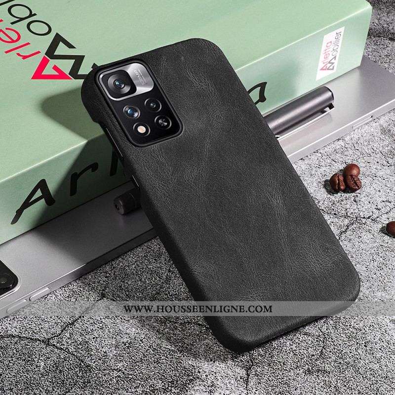 Coque Xiaomi Redmi Note 11 Pro Plus 5G Effet Cuir Design